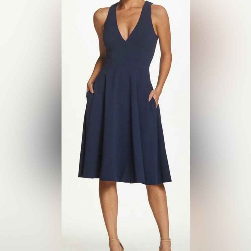 Dress the Population midnight blue Catalina dress - Picture 1 of 9